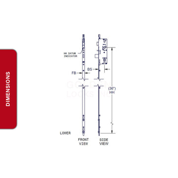 Premier 2000 Multipoint Lock 56-387